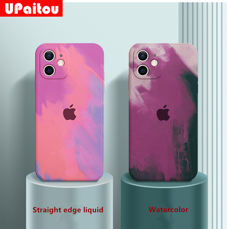 Ốp điện thoại silicon siêu mỏng màu trơn chống rơi cho Iphone 12 Pro Max Mini Xr Xs Max | BigBuy360 - bigbuy360.vn