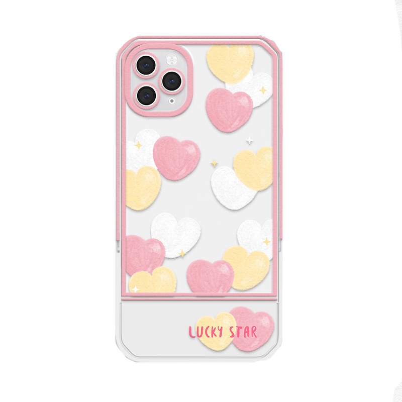 Ốp Điện Thoại Kèm Giá Đỡ Tàng Hình Chất Lượng Cao Cho iphone13 / Apple 11 / 12Pro 6 / 7 / 8p