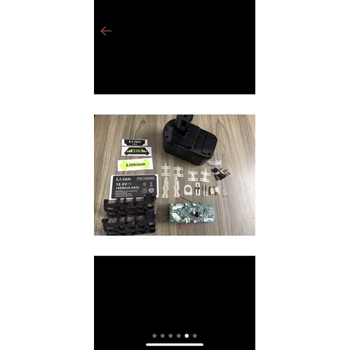 Vỏ mạch ryobi 18v 5A mạch nhận sạc zin