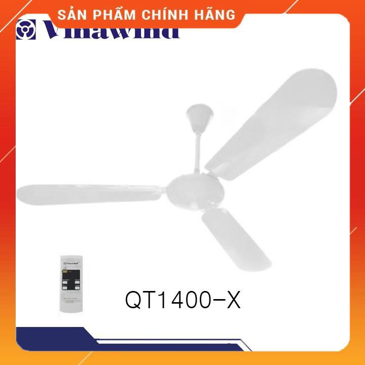 [FreeShip] Quạt trần điền khiển từ xa điện cơ thống nhất QT1400X, Hàng chính hãng - Bảo hành 12 tháng BM