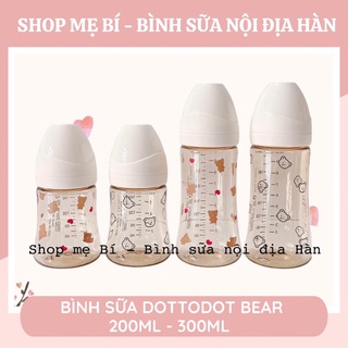  [ KÈM QUÀ] Bình sua DotGom / HeartGom 200ml - 300ml ( 1b tách set không hộp)