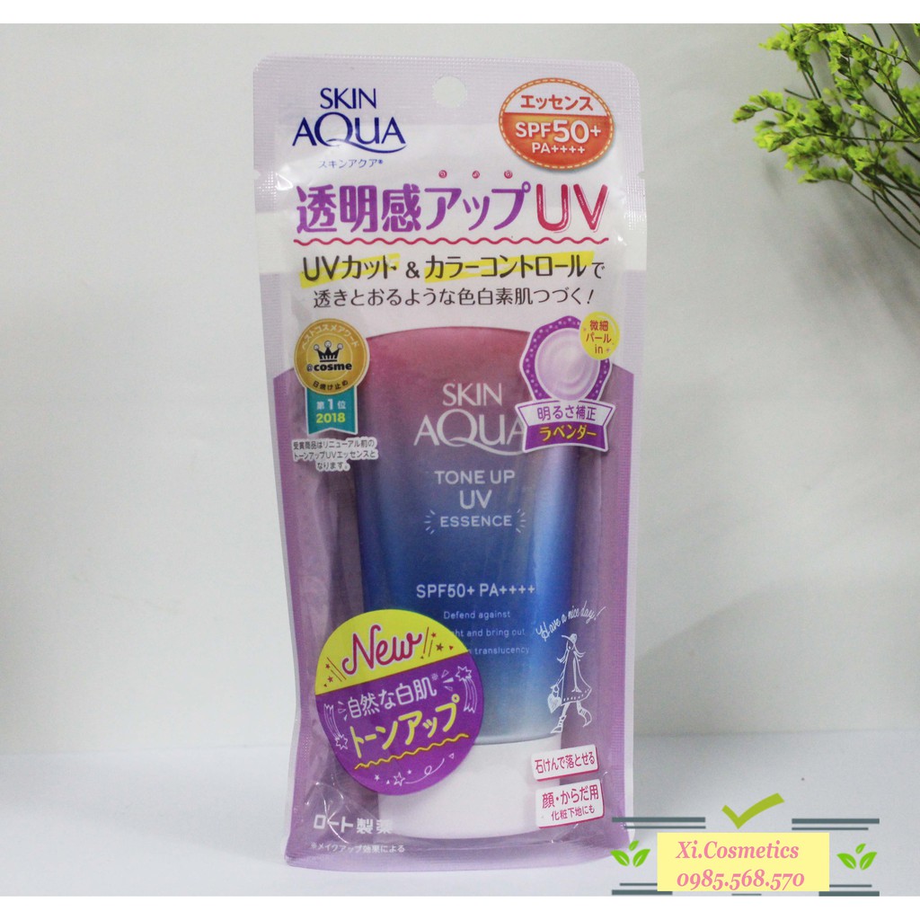 Kem chống nắng Skin Aqua Tone up UV SPF 50+ PA++++ 80gr nội địa Nhật
