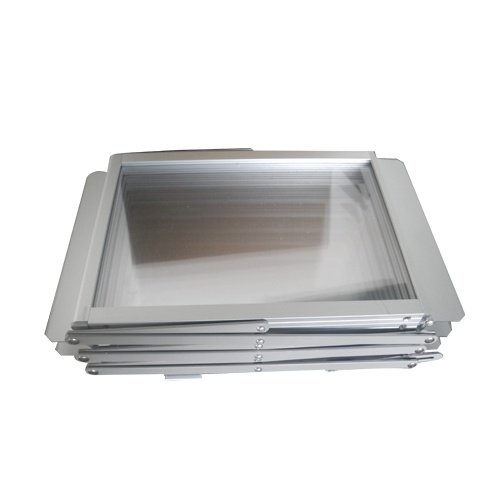 Kệ Ziczac catalogue 6 tầng mặt bằng mica khổ A4 Kệ magazine acrylic ziczac decor