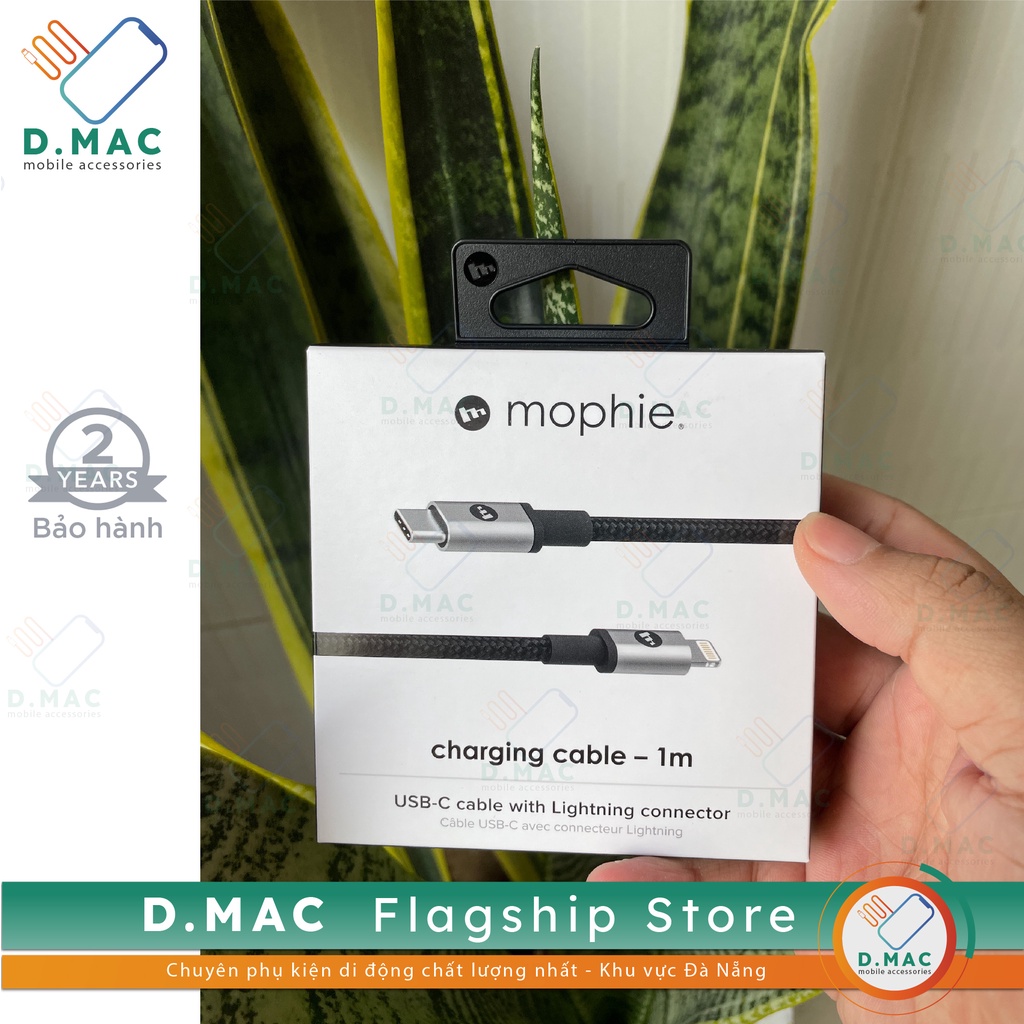 [Kèm quà tặng] Cáp Sạc iPhone USB-C to Lightning Mophie 1M - Đạt chuẩn MFI bảo hành 24 tháng