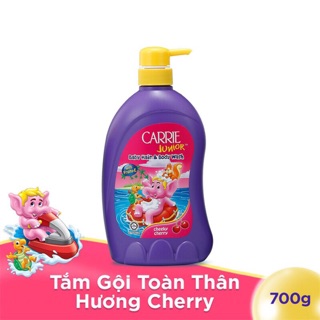 Sữa tắm em bé Carrie Junior hương Cherry 700g