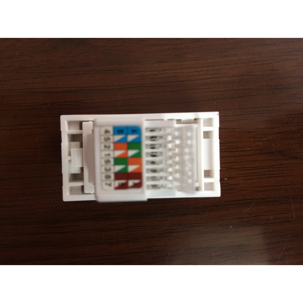 HẠT Ổ MẠNG CAT5E CÓ MÀNG CHE S18CC SINO