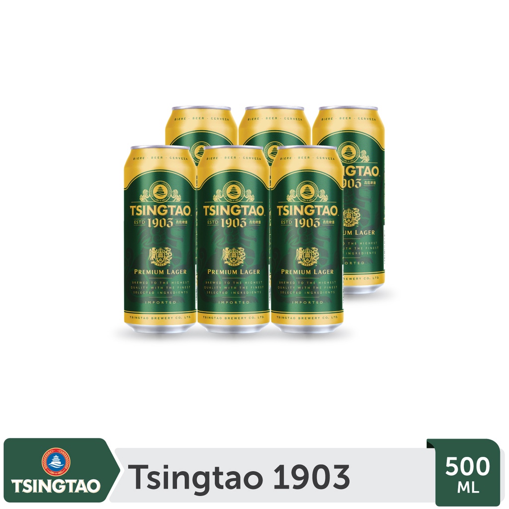 Bia Tsingtao 1903 - Lốc 6 lon 500ml