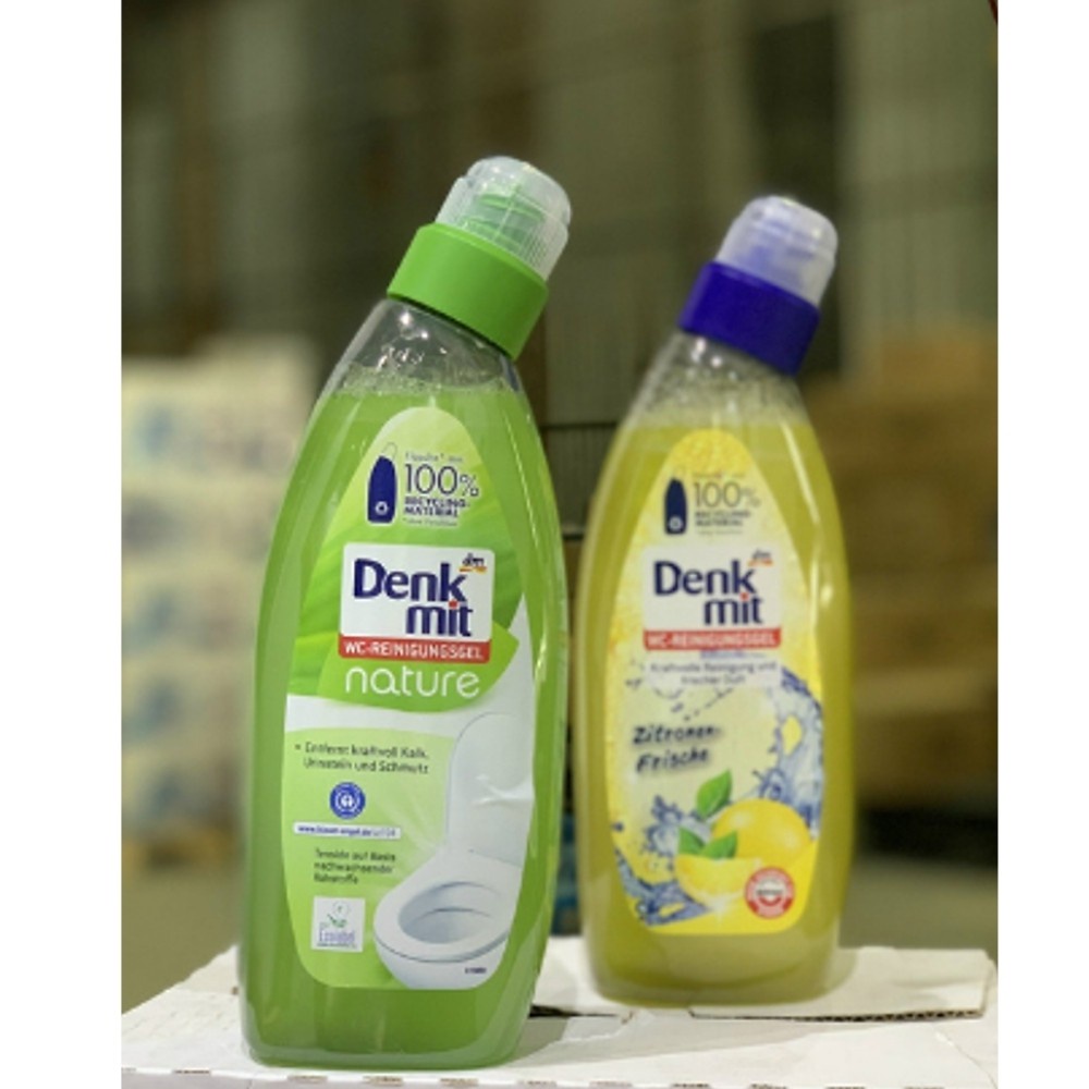 Nước tẩy nhà vệ sinh hương chanh DENKMIT 750ml - Nhập khẩu Đức
