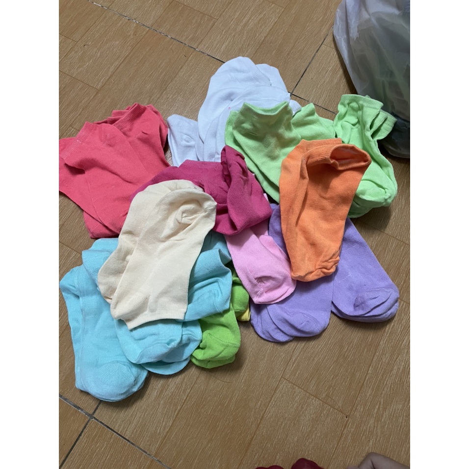 Tất, tất hài cho người lớn, không chọn màu, free size ( xả kho giá lỗ )