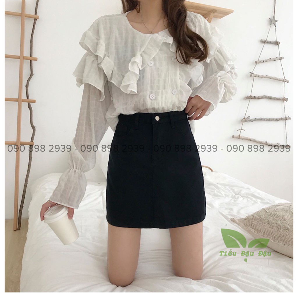 Chân Váy Ngắn Kaki Form Bassic Chữ A Lưng Cao Có Quần Trong Mặc Không Sợ Lộ Dặn Mềm Đẹp | BigBuy360 - bigbuy360.vn