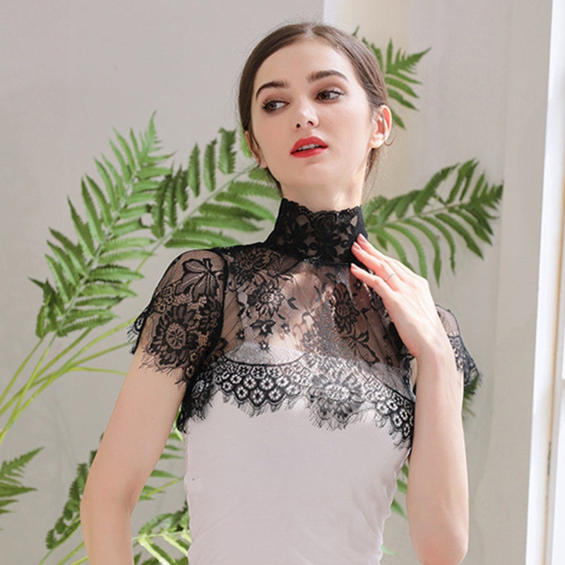Cổ áo giả phối ren hoa thời trang mùa hè tinh tế cho nữ | BigBuy360 - bigbuy360.vn