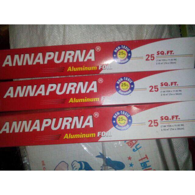 1 hộp giấy bạc nướng thịt cá