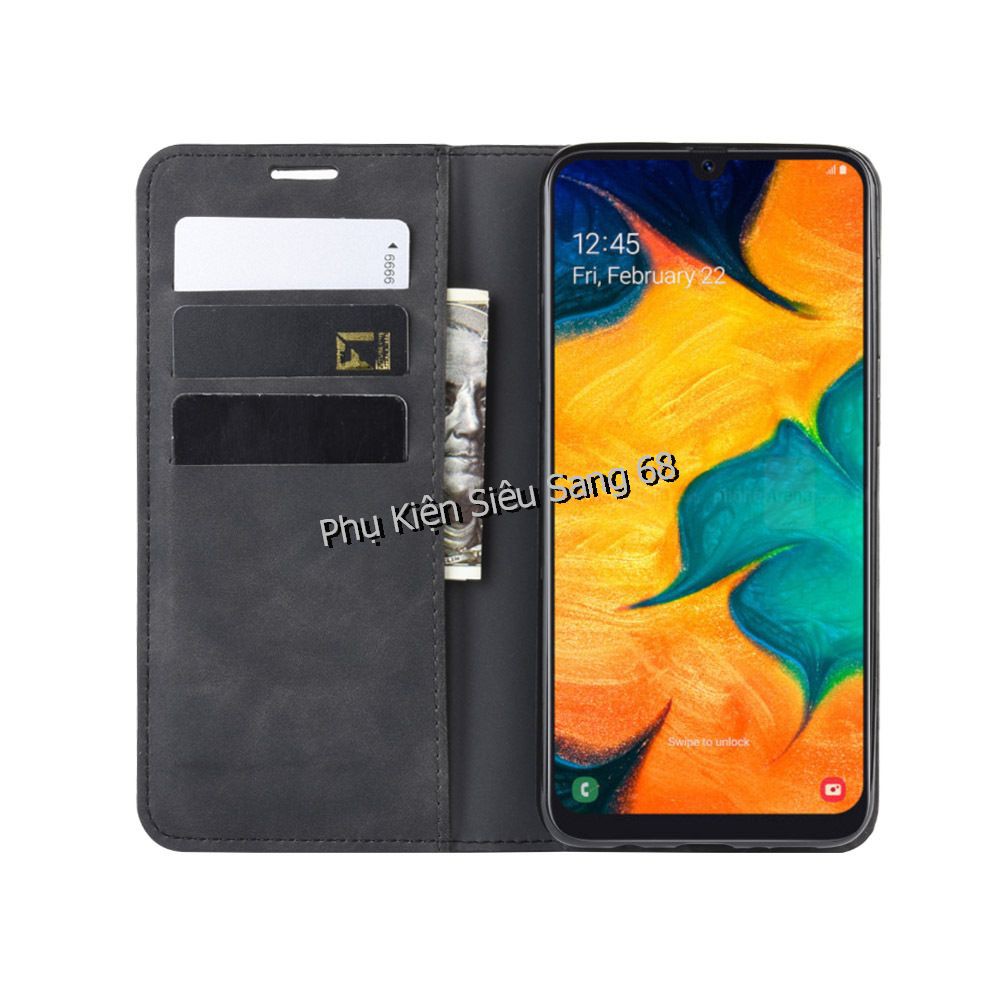 A20/ A30 || Bao da PU Gấp 2 mặt Samsung Galaxy A20/A30 - PK68