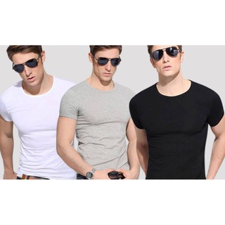 Bộ 3 áo thun nam body cổ tròn vải dày mịn, thoáng mát phong cách hàn quốc