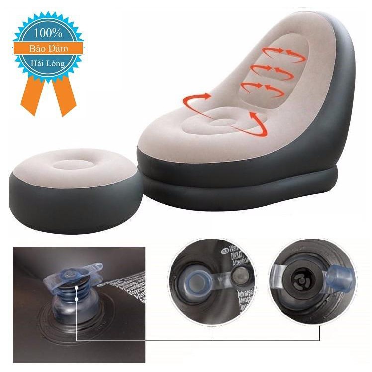 Ghế hơi, Ghế sofa hơi tựa lưng có bơm điện 2 chiều, tải trọng 150kg