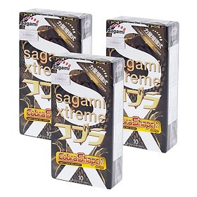 [Free ship 99k] Bộ 3 bao cao su Sagami Xtreme Cobra 10 bao