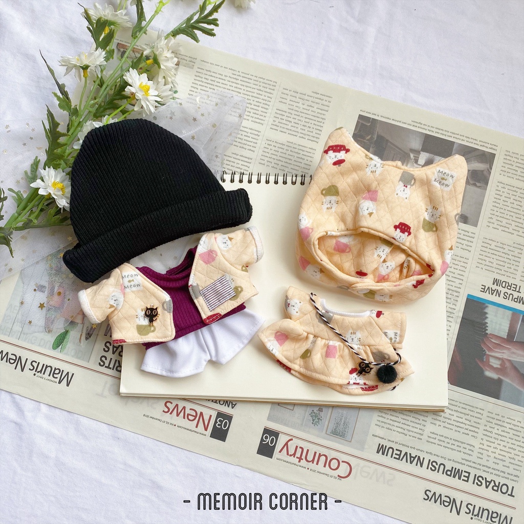 Outfit Doll 15cm & 20cm - Tủ đồ "Autumn Cat" / part 2