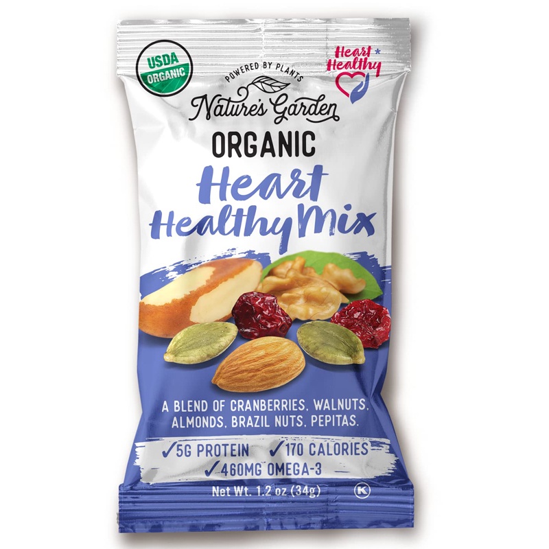 Hạt hỗn hợp Nature's Garden Organic Trail Mix Snack Packs