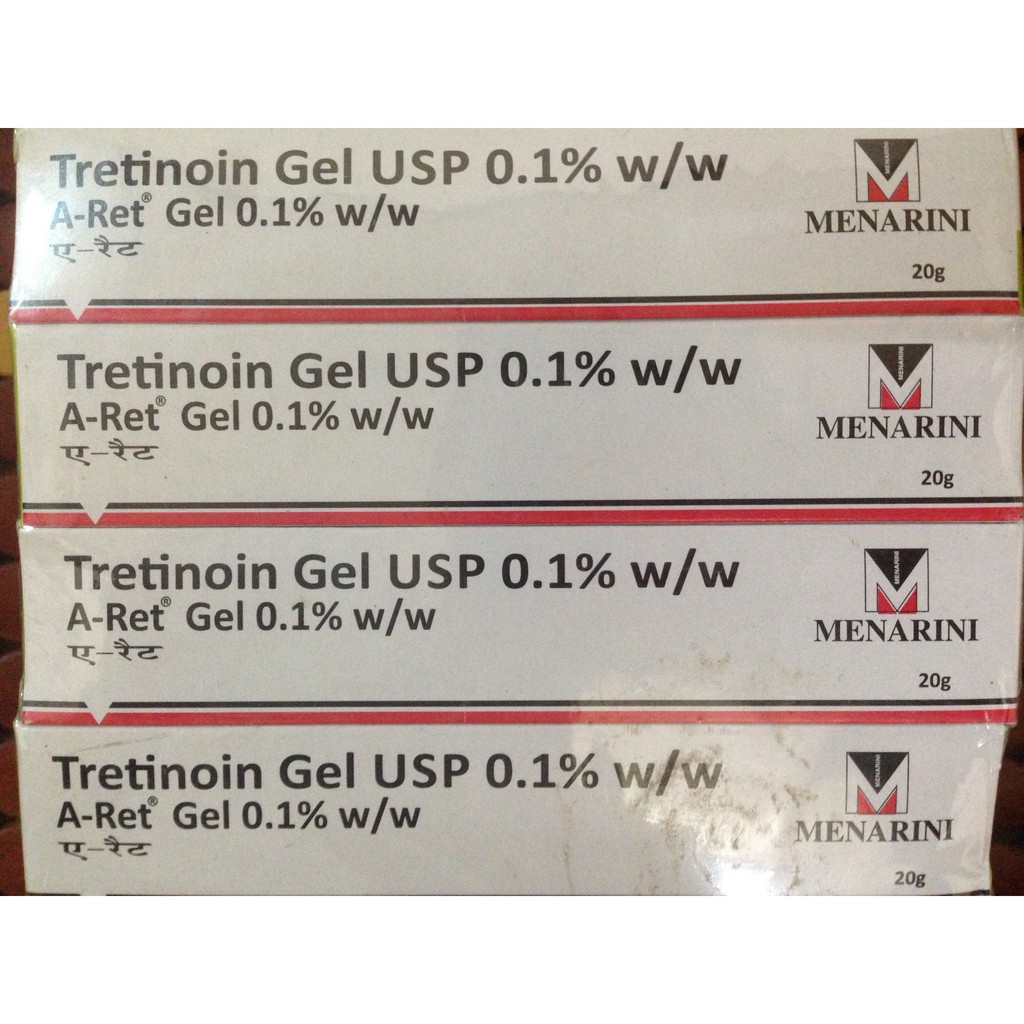 Kem mụn Tretinoin gel (A ret 0.1%) giảm mụn