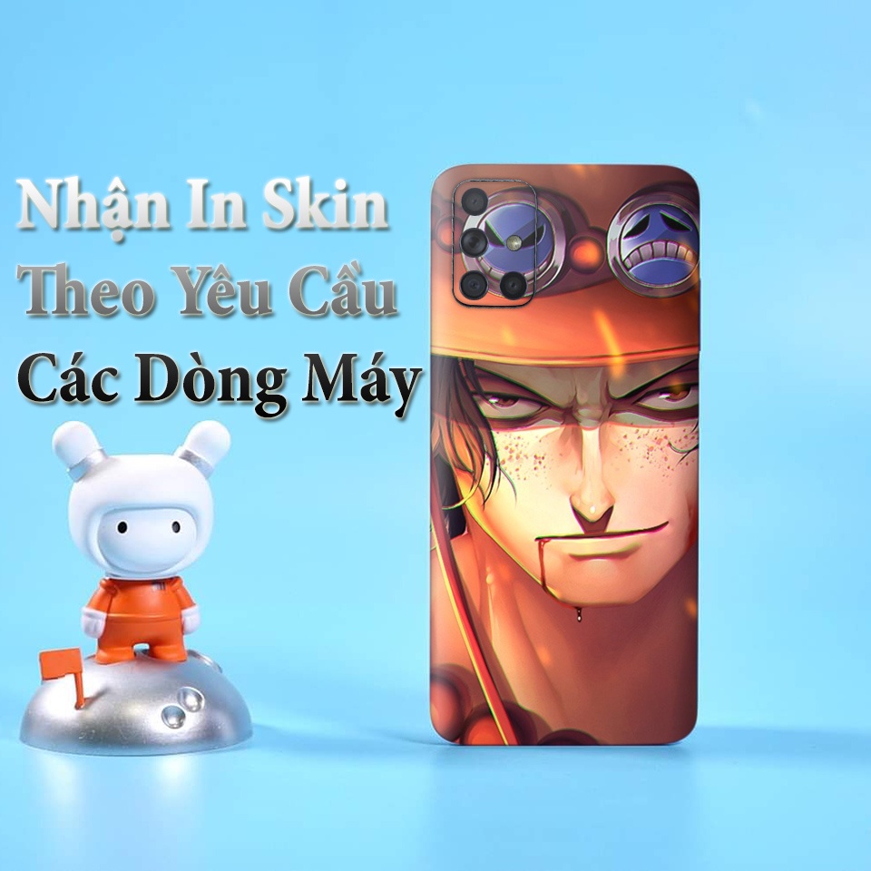 Miếng Dán Skin Điện Thoại In Hình Portgas D Ace One Piece Cho Iphone 7/ 8/ X/ XS/ 11/ 11 Pro Max Và Các Dòng Máy Android