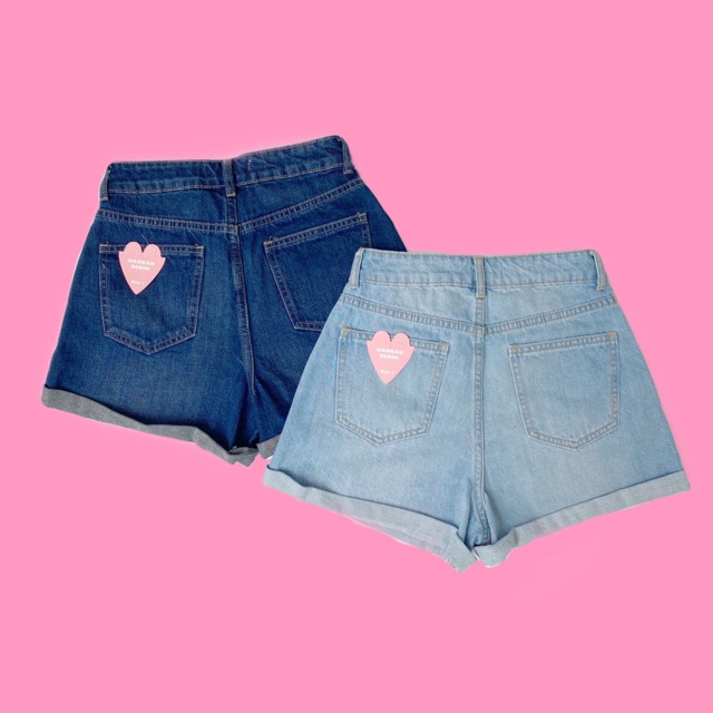 Quần Short Jean Nữ lưng cao xoăn lai phom tôn dáng trẻ trung năng động MIXX STORE