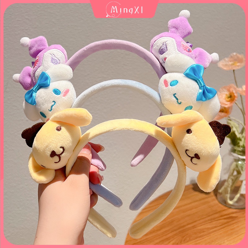 Băng Đô Cài Tóc Rửa Mặt Họa Tiết Hoạt Hình Chó Yugui Thời Trang Hàn Quốc Cho Nữ