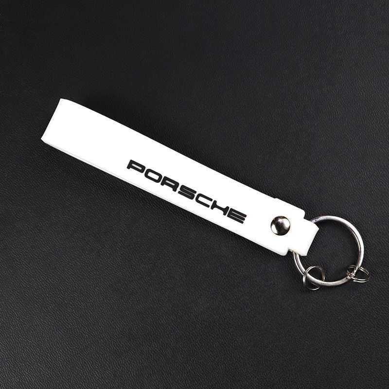 Thích hợp cho móc khóa silicon macan móc khóa Porsche