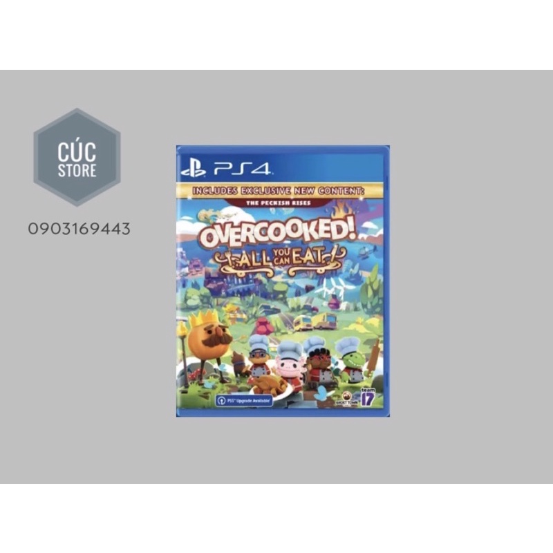 Đĩa chơi game PS4: Overcooked! All You Can Eat