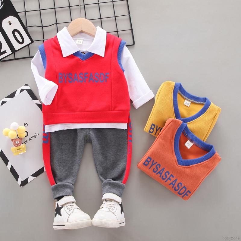 Set Quần Dài Và Áo Khoác Phong Cách Hàn Quốc Cho Bé Trai