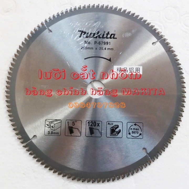 Lưỡi cắt nhôm Makita P67991 |luoi cat nhom