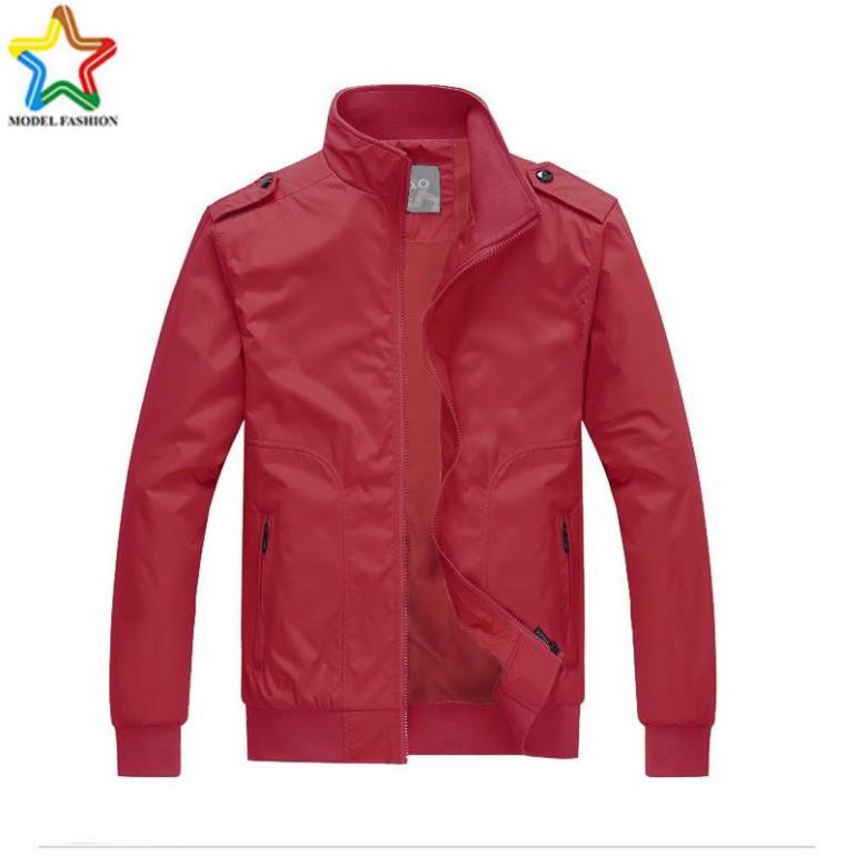 Áo Khoác dù nam cổ trụ Hàn boypro AKD01 (đen, đỏ, xanh)