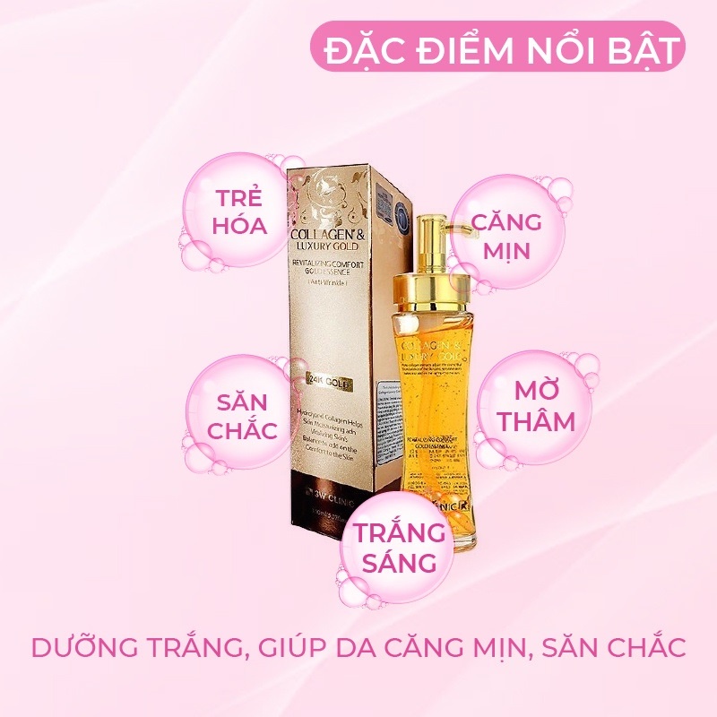 Tinh Chất Trắng Da Collagen Luxury Gold 3w Clinic
