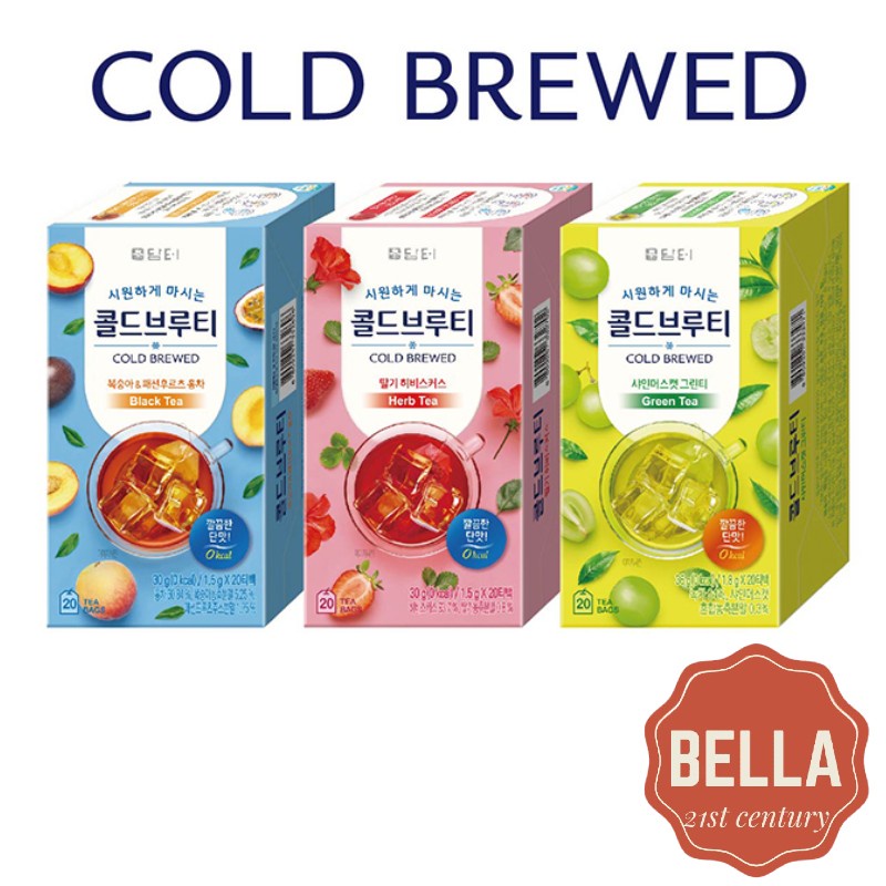 Trà Xanh Lá Cây Lạnh 0Kcal 3 Mùi Hương 20T
