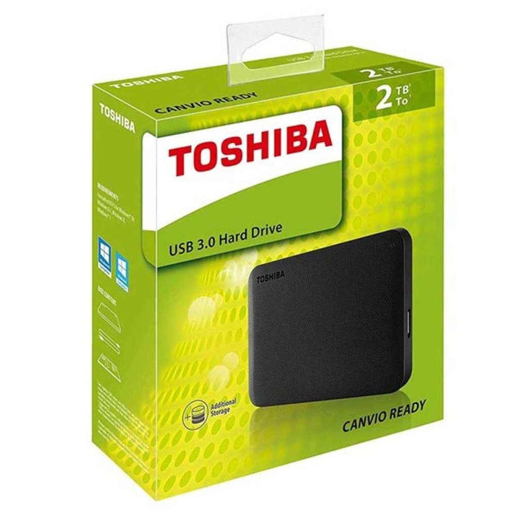 Ổ Cứng Di Động Toshiba Canvio Ready - 2TB - Đen | BigBuy360 - bigbuy360.vn