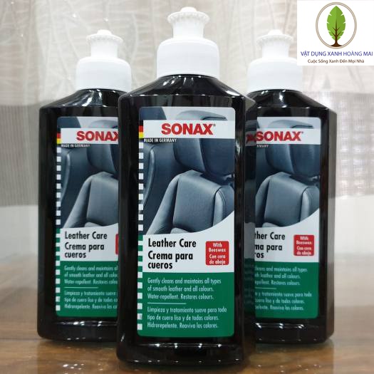 SONAX - Dung Dịch Bảo Dưỡng Ghế Da Ô Tô 250ml [Hàng Chính Hãng]