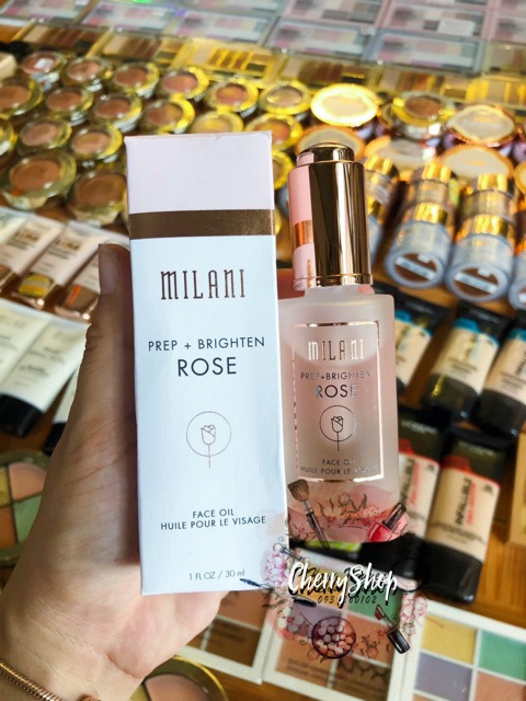 [Hàng USA] Dầu dưỡng da Milani Camellia & Rose Face Oil 30ml