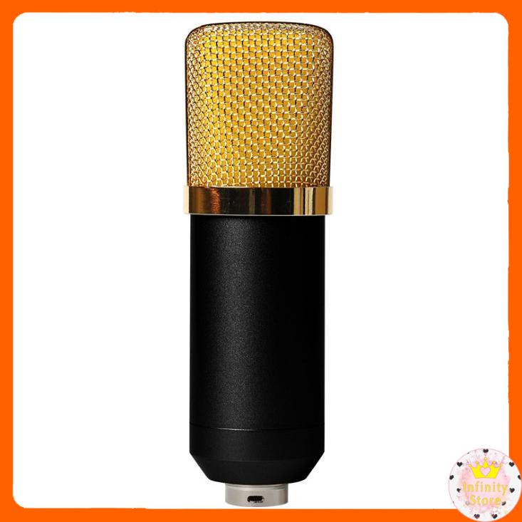 [Mã 253ELSALE hoàn 7% đơn 300K] MICROPHONE THU ÂM BM-800 TRỌN BỘ THANH ĐỠ LỌC ÂM INFINY DECOR