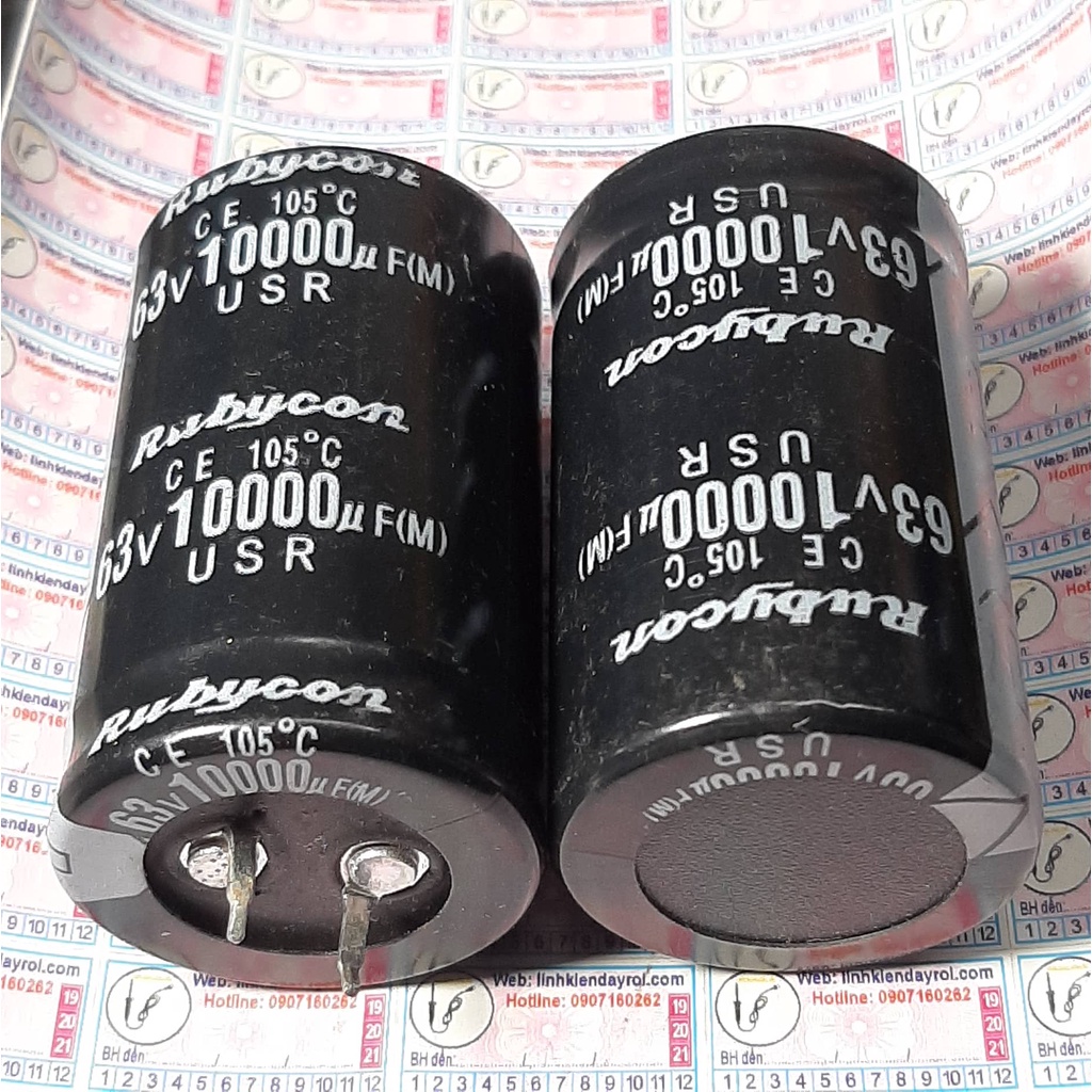 Tụ điện hóa 10000uF 63V 10000uF63V 30x50mm RUBYCON