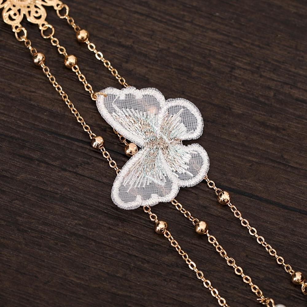 Trâm Cài Tóc Đính Hoa Tua Rua Sang Trọng Cho Cô Dâu