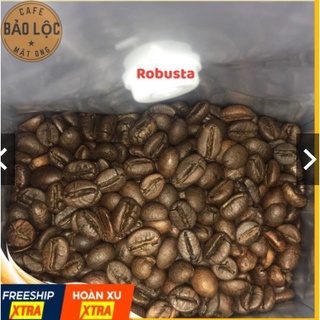 Cà Phê Robusta Bảo Lộc  Bịch 500gr Rang Mộc Nguyên Chất Cà phê Mộc Robusta Coffee Nguyên chất rang mộc Cafe Honey Mys