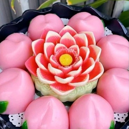 Khuôn Silicon Sen Đại To Hoa Sen Trang Trí Bánh
