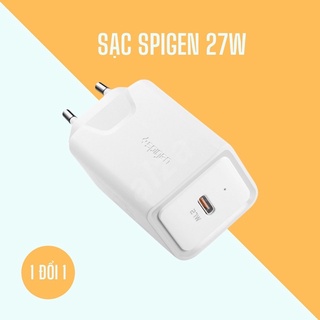 Cốc sạc nhanh 27W SPIGEN F210 - Điều dòng thông minh - Bảo hành 3 tháng 1 đổi 1