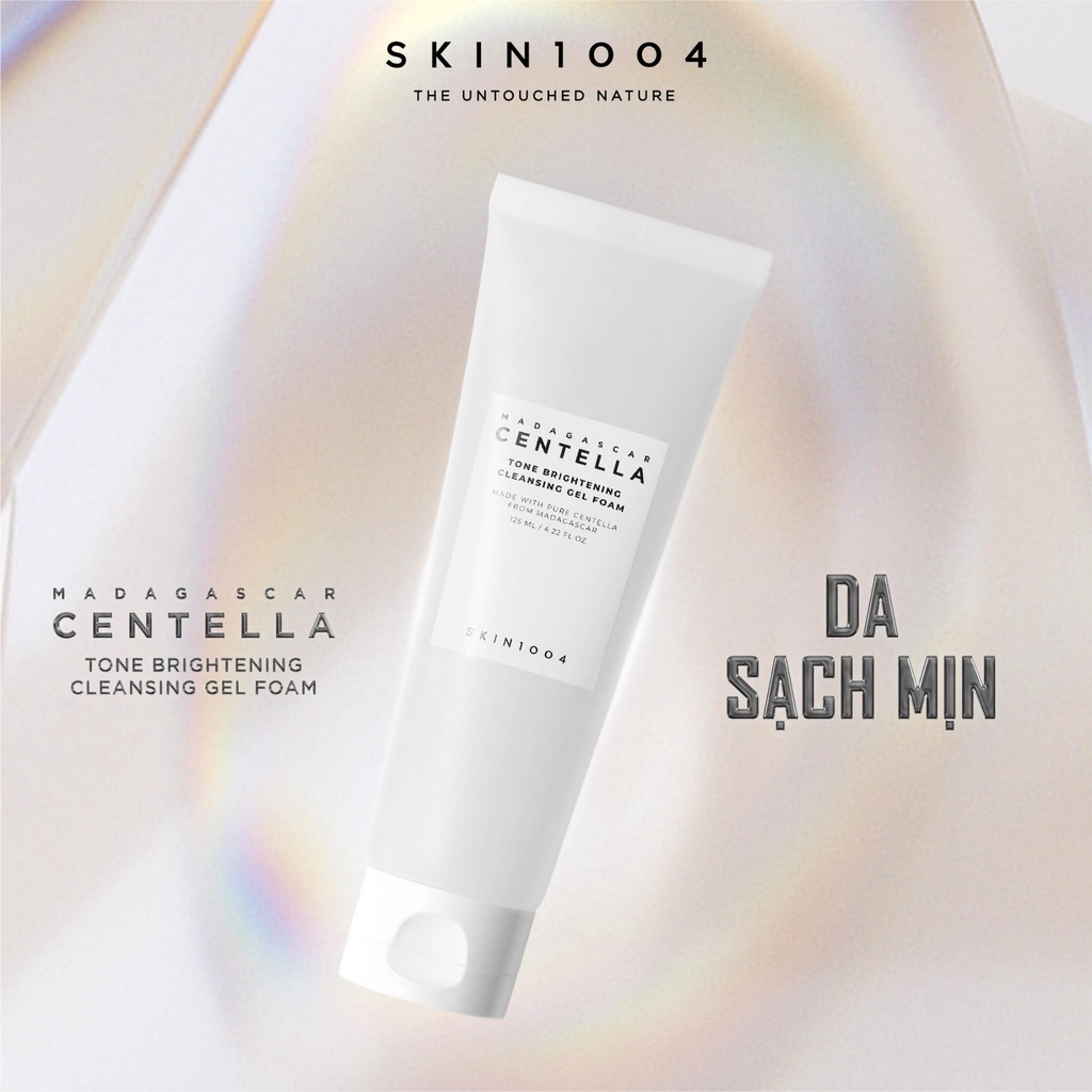 Sữa Rửa Mặt Skin1004 Madagascar Centella Tone Brightening Cleansing Gel Foam (Trắng) 125ml