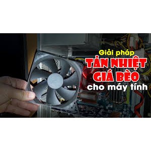 [Mã ELORDER5 giảm 10k đơn 20k] Fan Case 12CM - Làm Mát Thùng CPU - Màu đen, Có ốc Vặn Kèm Theo