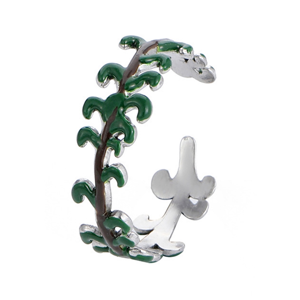 Nhẫn Hở Hình Hoa Thời Trang Dự Tiệc Cho Nữ