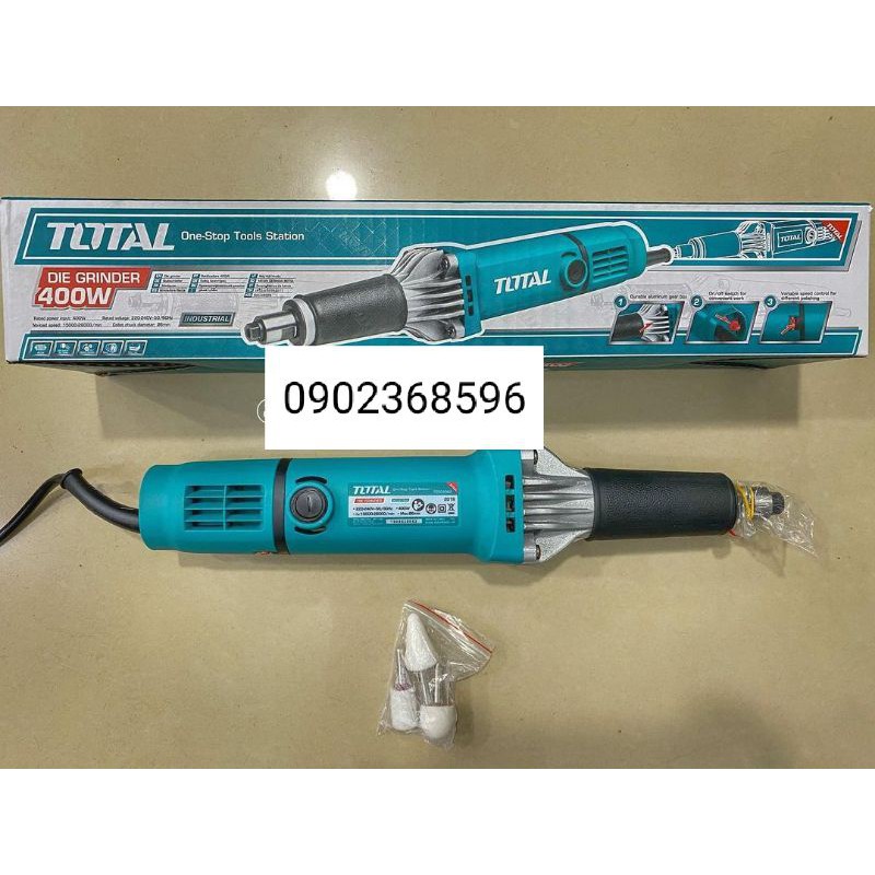 (Giá Shock) - Máy Mài Khuôn cốt 6mm 400W TOTAL TG504062