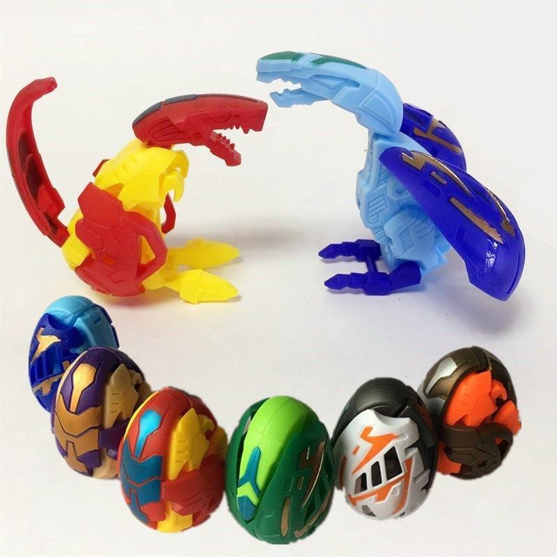 vỉ 25 quả trứng biến hình khủng long robot , Egg God Deformed Dinosaur Popped