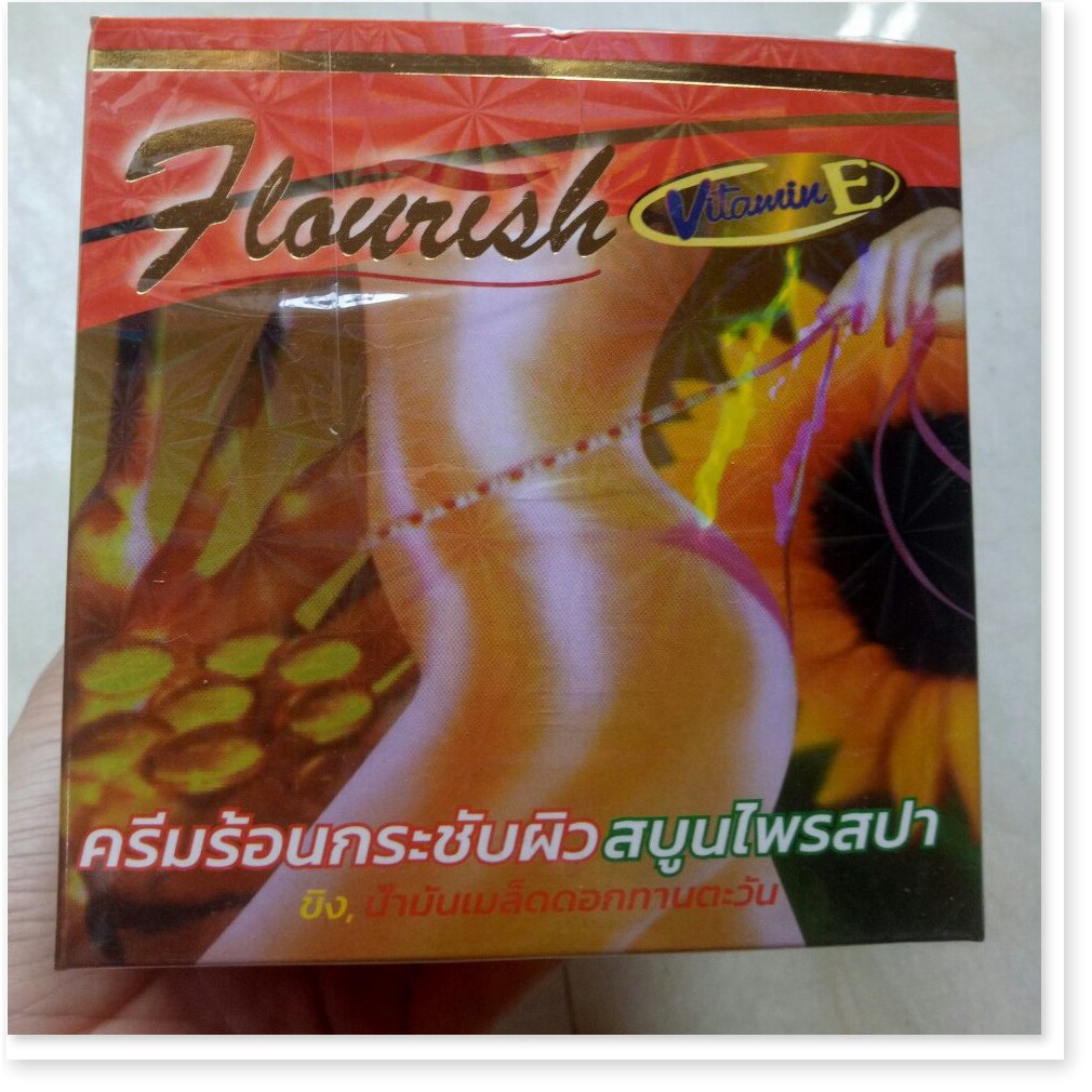 Kem tan mỡ bụng gừng ớt FLOURISH Thái Lan 700ml giúp giảm nhanh mỡ thừa mang lại vòng eo thon gọn, hông đùi săn chắc