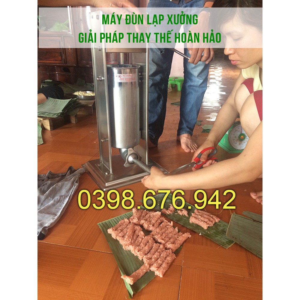 Máy Đùn Lạp Xưởng- Xúc Xích Bằng Tay 7 lít