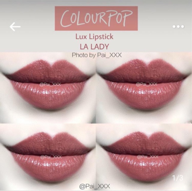 (Bill Mỹ) Son thỏi Colourpop Creme Lux Lipstick